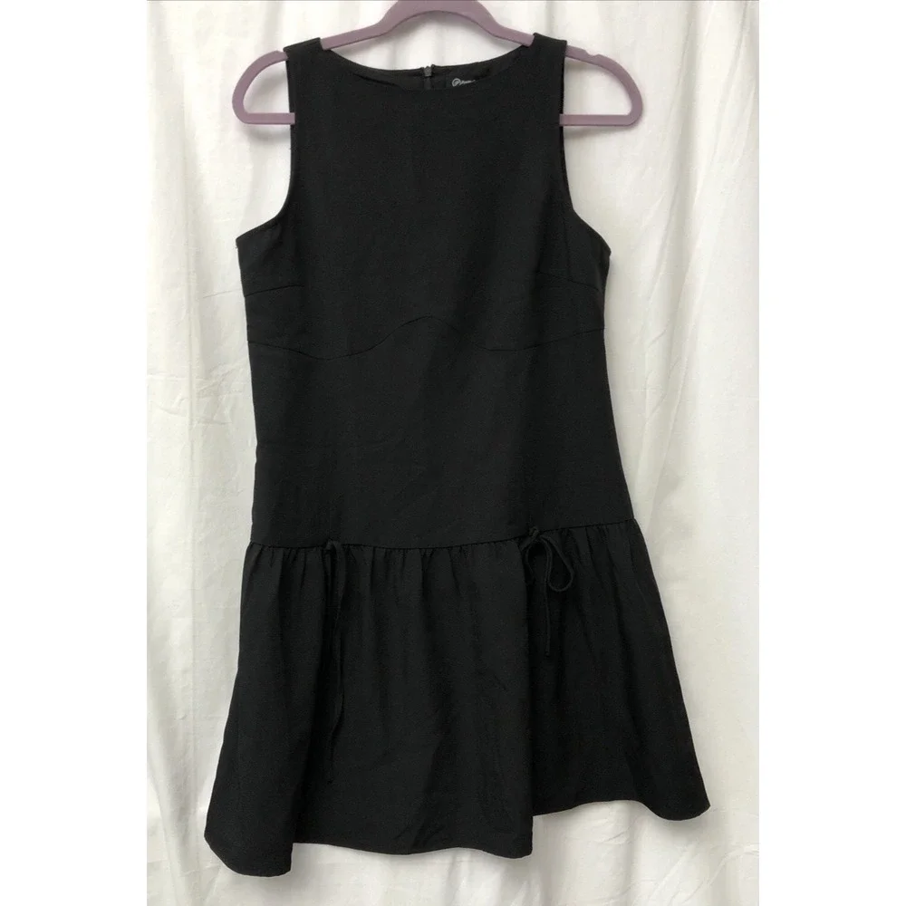 Pretty Garden Black Sleeveless Ruffle Tank Style Dress - Size S